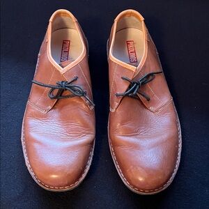 Men's Pikolinos Santiago Brown Leather Shoes Size 45